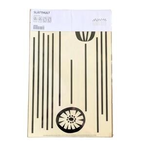 Rare Vintage IKEA Slatthult Black Poppy Wall Stickers